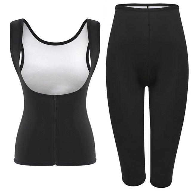 Unleash Your Potential with Our Sauna Suit Sweat Slimming Pants
